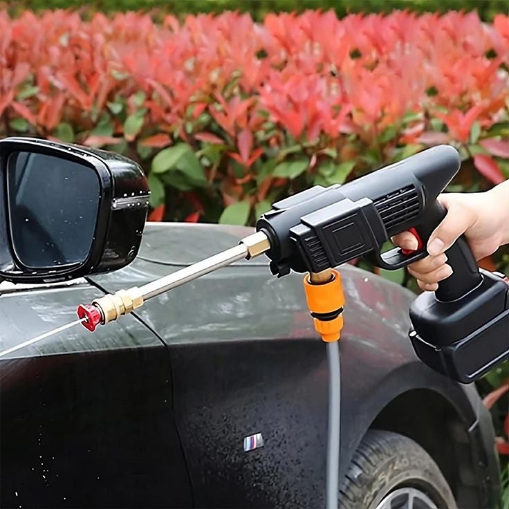 Hidrolavadora Portátil 48V con 2 Baterías – Potencia sin cables, limpieza sin límites