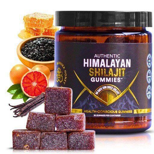 Gomas Premium Himalayan Shilajit - Fuerza, Vitalidad y Energía